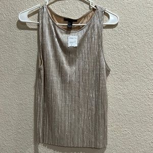 Forever 21 Light Gold Top